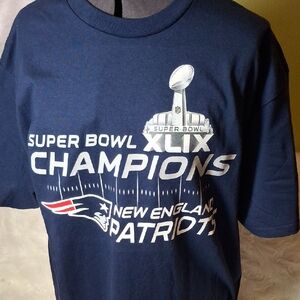 New England Patriots  Navy Blue T-Shirt
